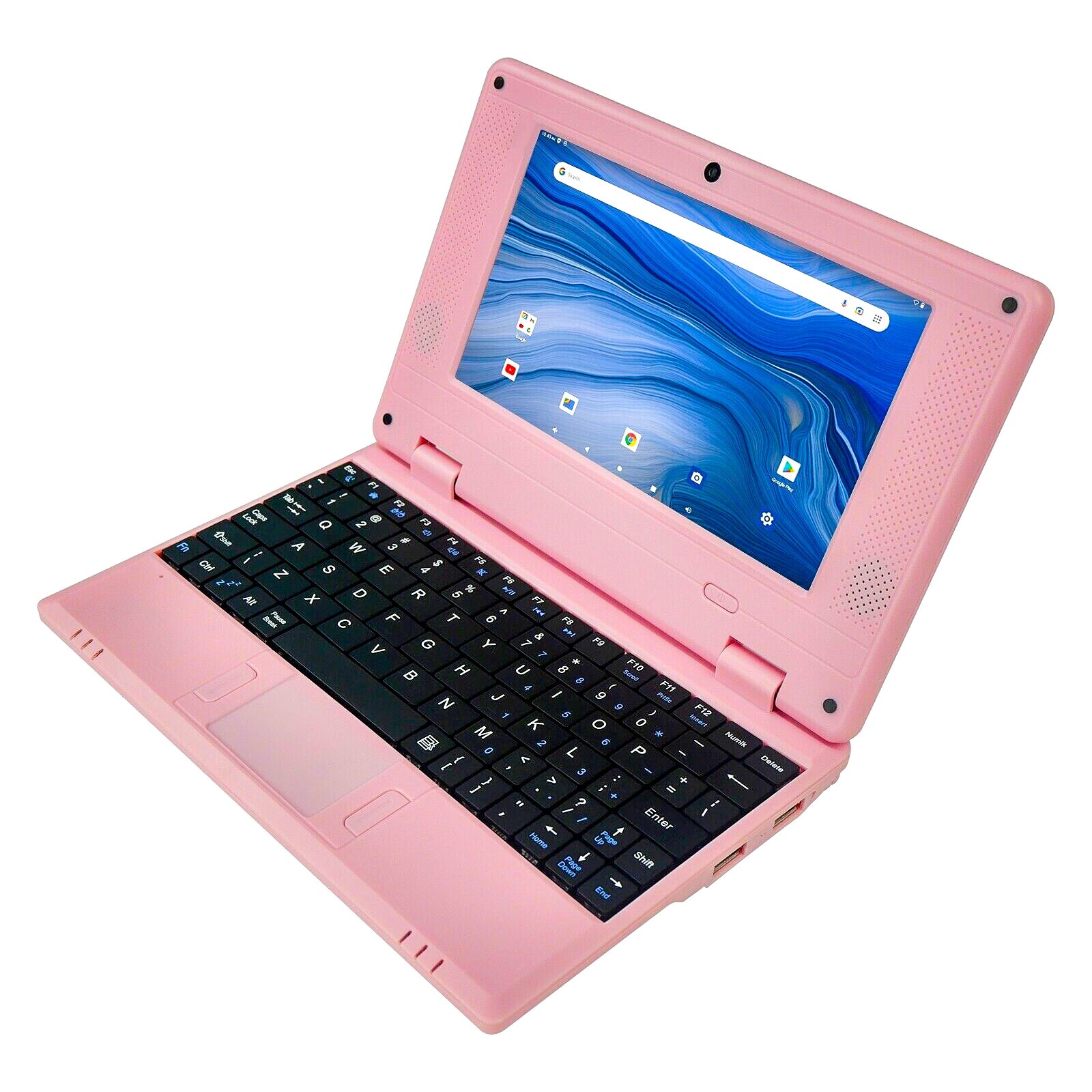 Portable Laptop Computer 7” IPS Quad Core Android 12.0 Netbook Wi-Fi For Kid