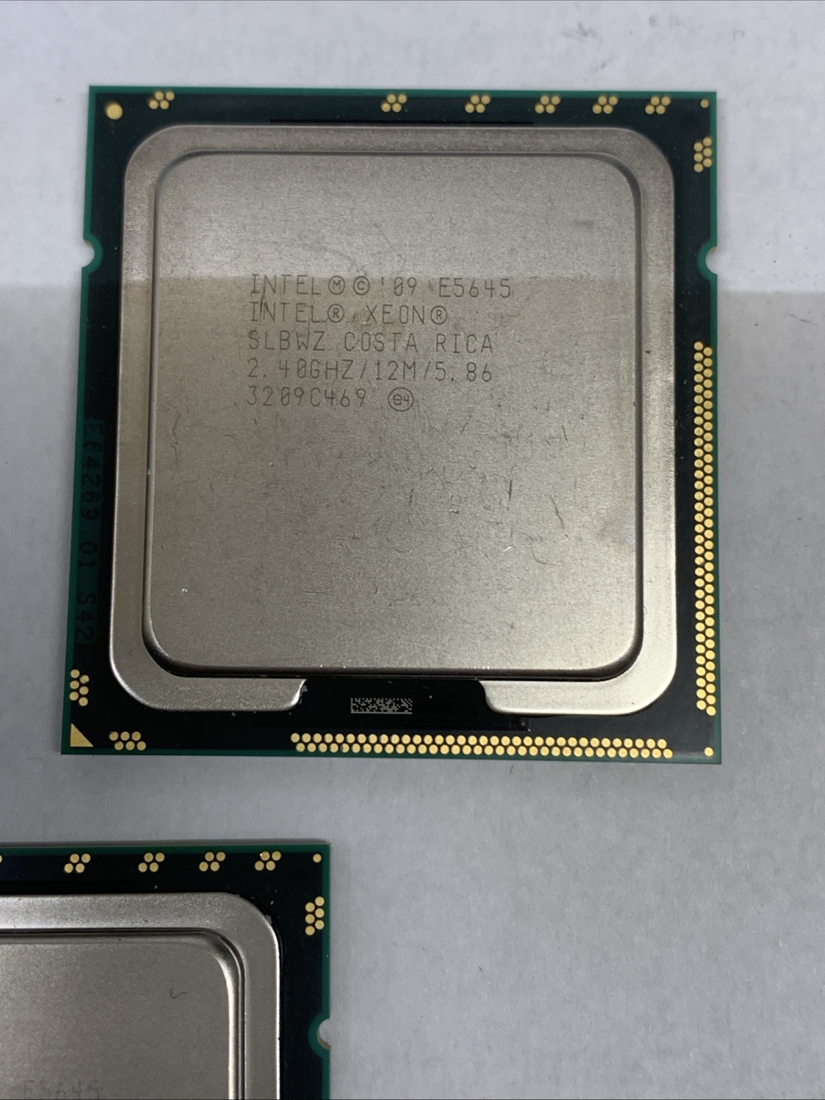 LOT OF 3 Mixed Intel Xeon E5645 E5506 CPU’s