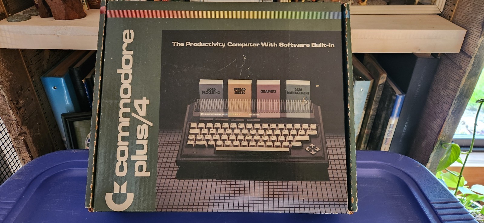 Vintage Commodore Plus/4 Complete in Box – New Old Stock – Near Mint – Works