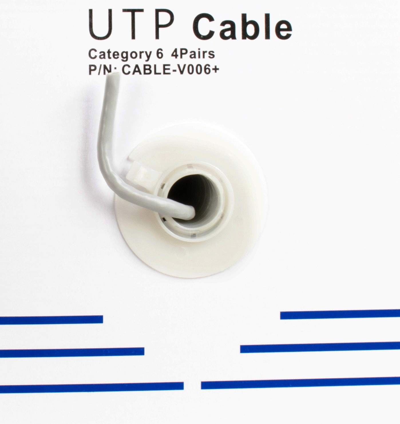 VIVO 500ft bulk Cat6 Ethernet Cable / Wire UTP Pull Box Grey LAN (CABLE-V006)