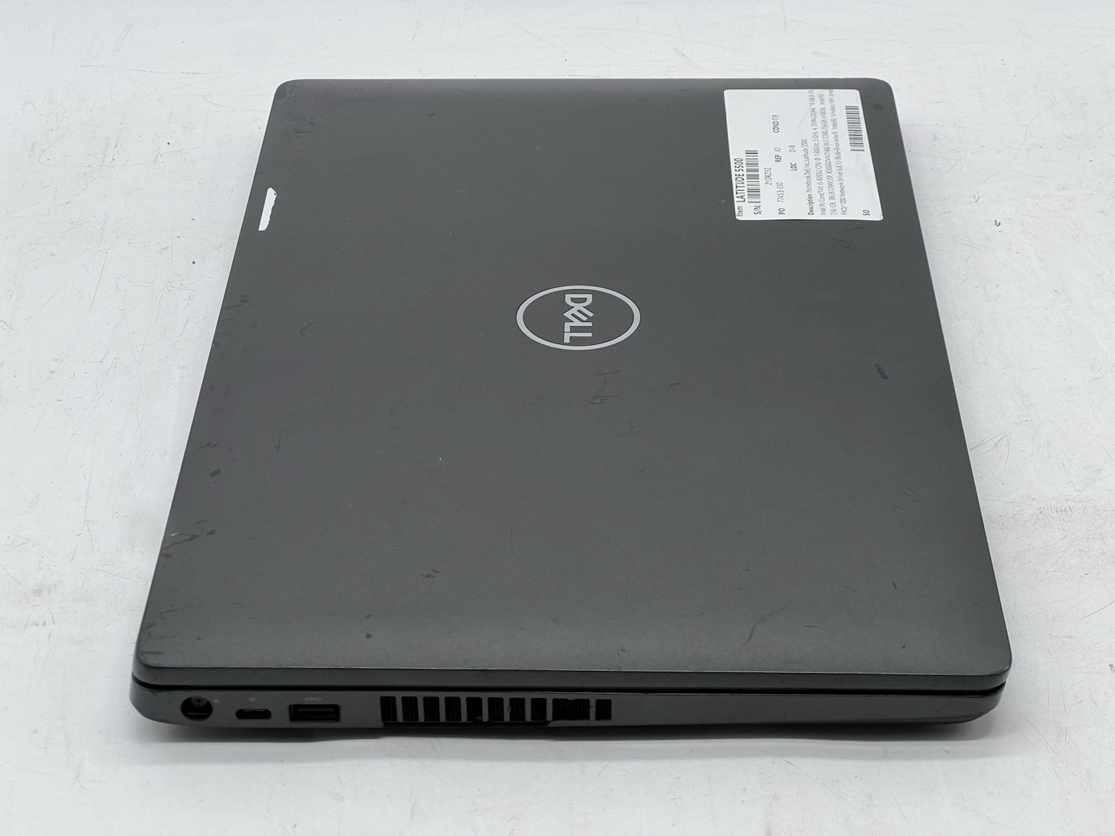 Dell Latitude 5500, i5-8265U, @1.60GHz, 24GB RAM, 256GB SSD, No OS , w/Charger