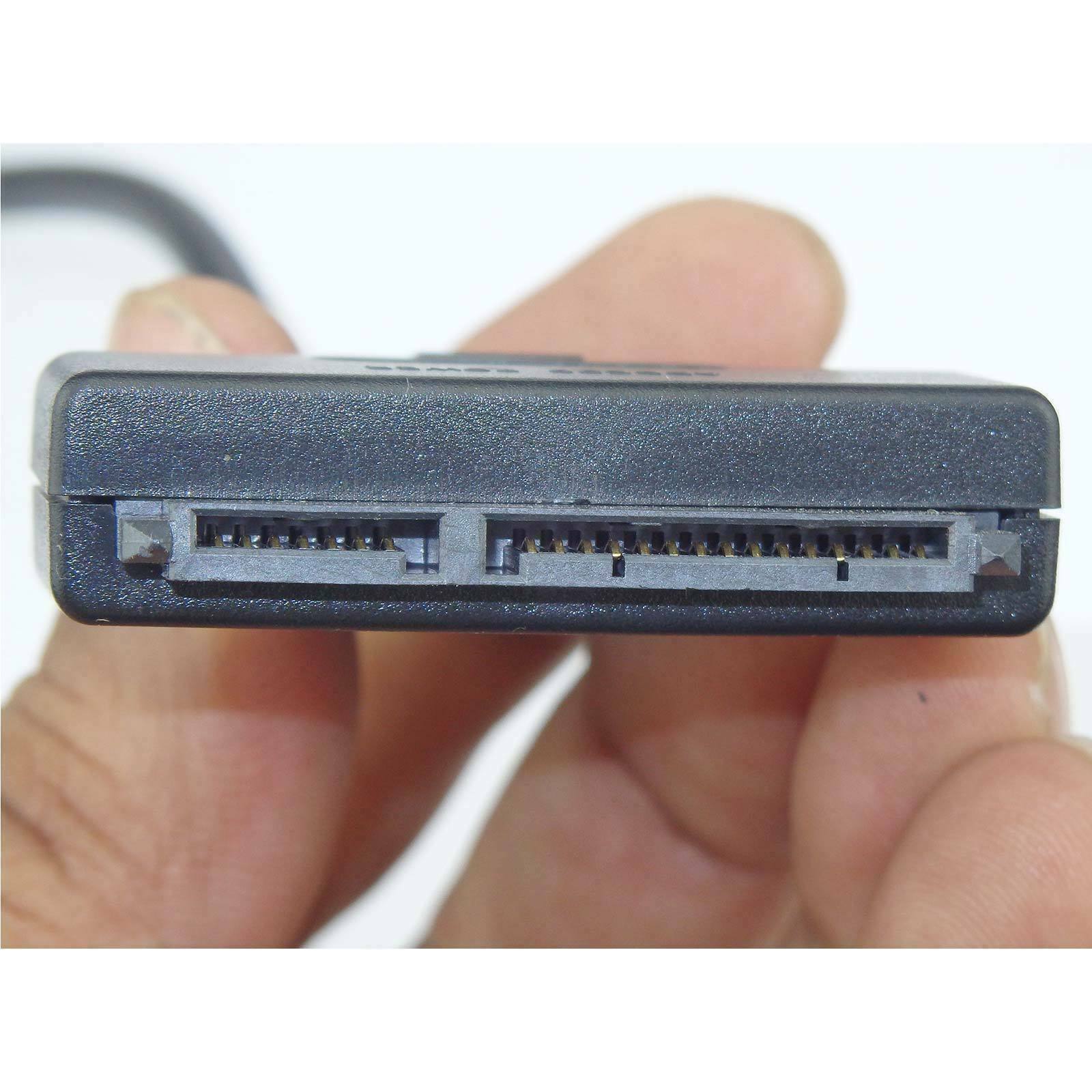 USB 2.0 to 2.5inch HDD 7+15pin SATA Hard Drive Cable Adapter For SATA SSD & HDD