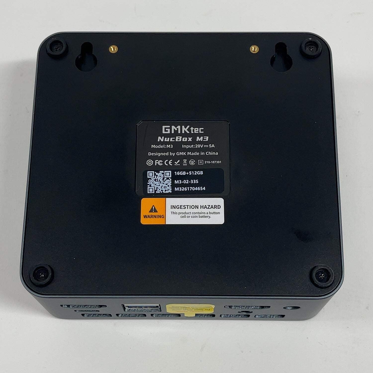 GMKTec Nucbox M3 M3 Core i5-12450H 1.10GHz 16GB RAM 512GB SSD