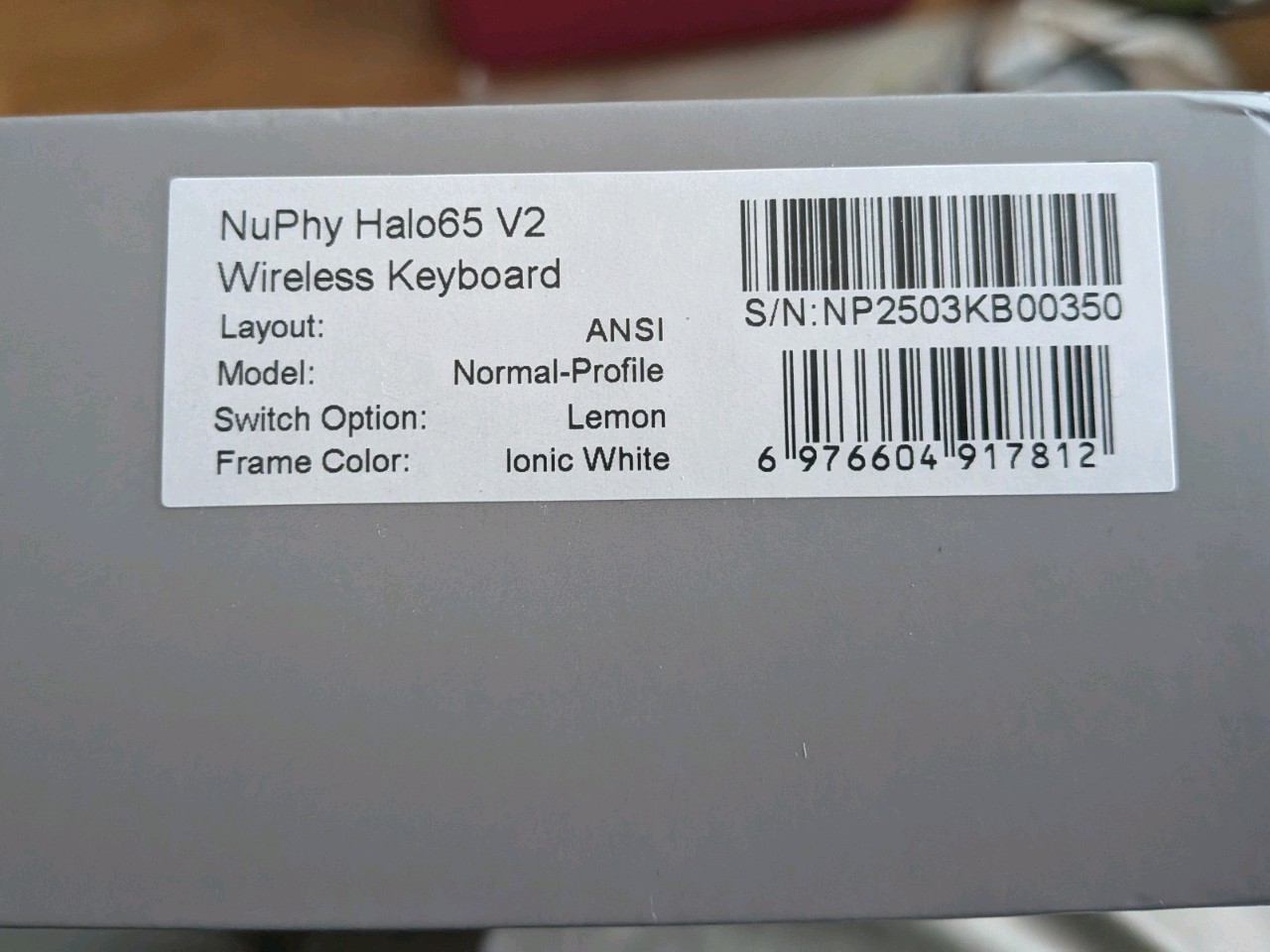 Nuphy Halo65 Magnetic Switch Gaming Keyboard Lemon Switches