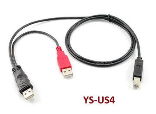 CablesOnline 3′ USB 2.0 Y Power Booster Cable, YS-US4