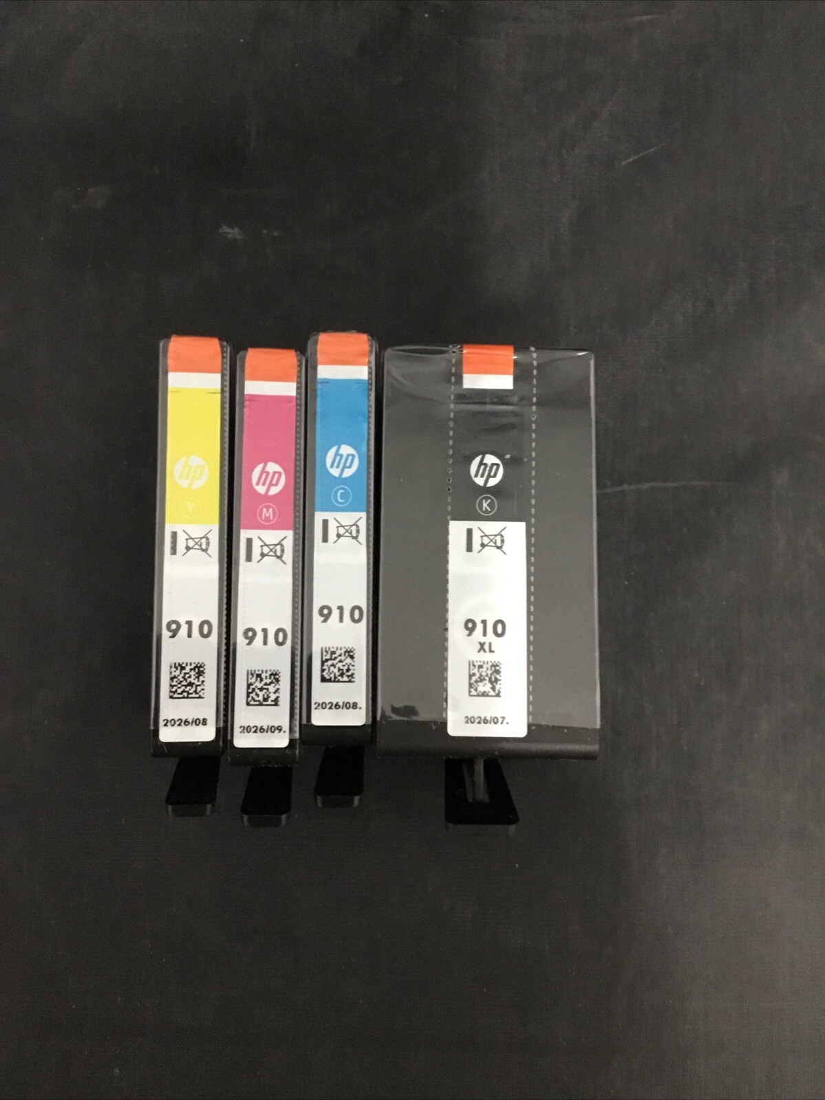 HP 910 XL Black & 910 Standard C/M/Y Ink Cartridges 4 Pack (Expires 05-2027)