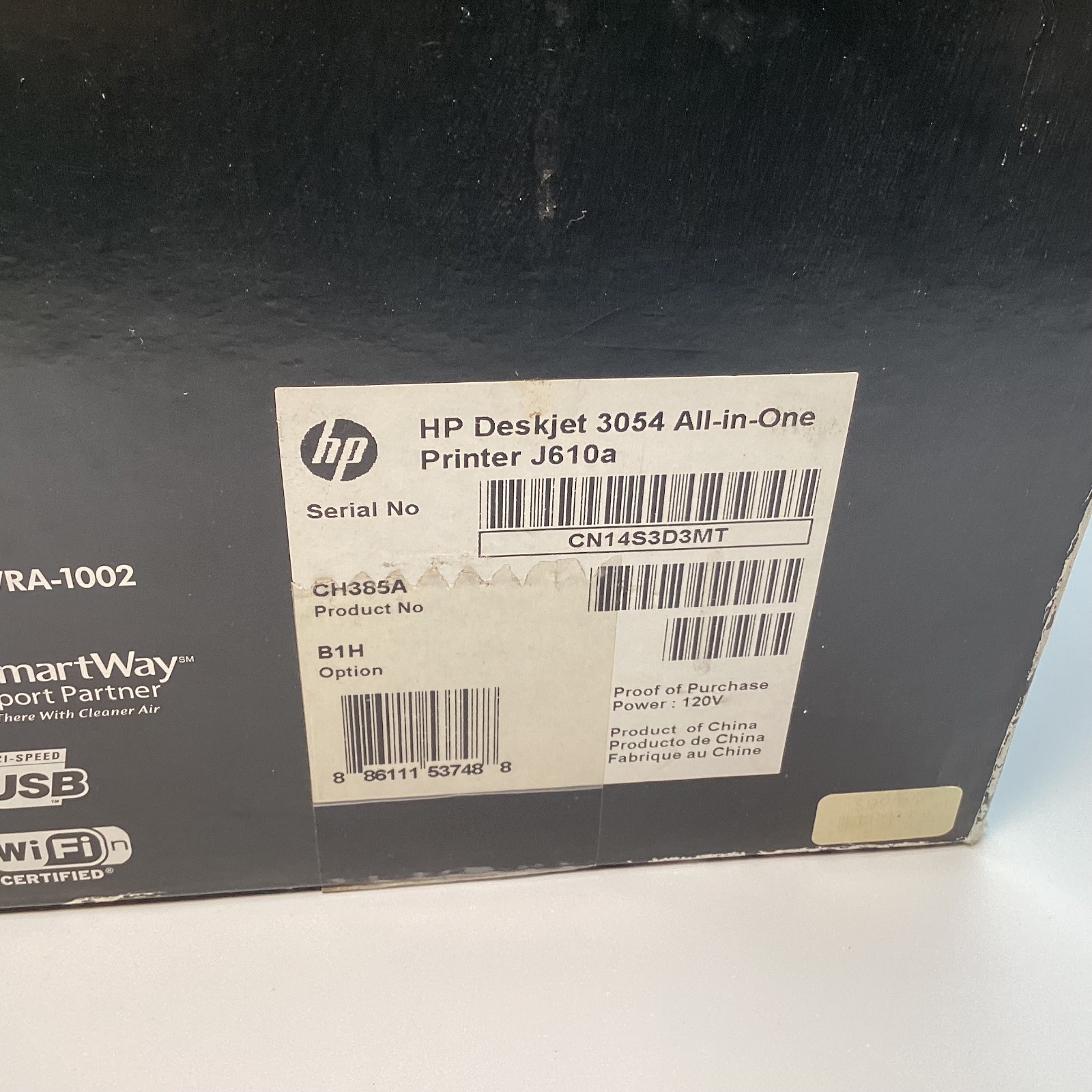 HP Deskjet 3054 J610a All-in-One Wireless Inkjet Printer CH385A – Brand New