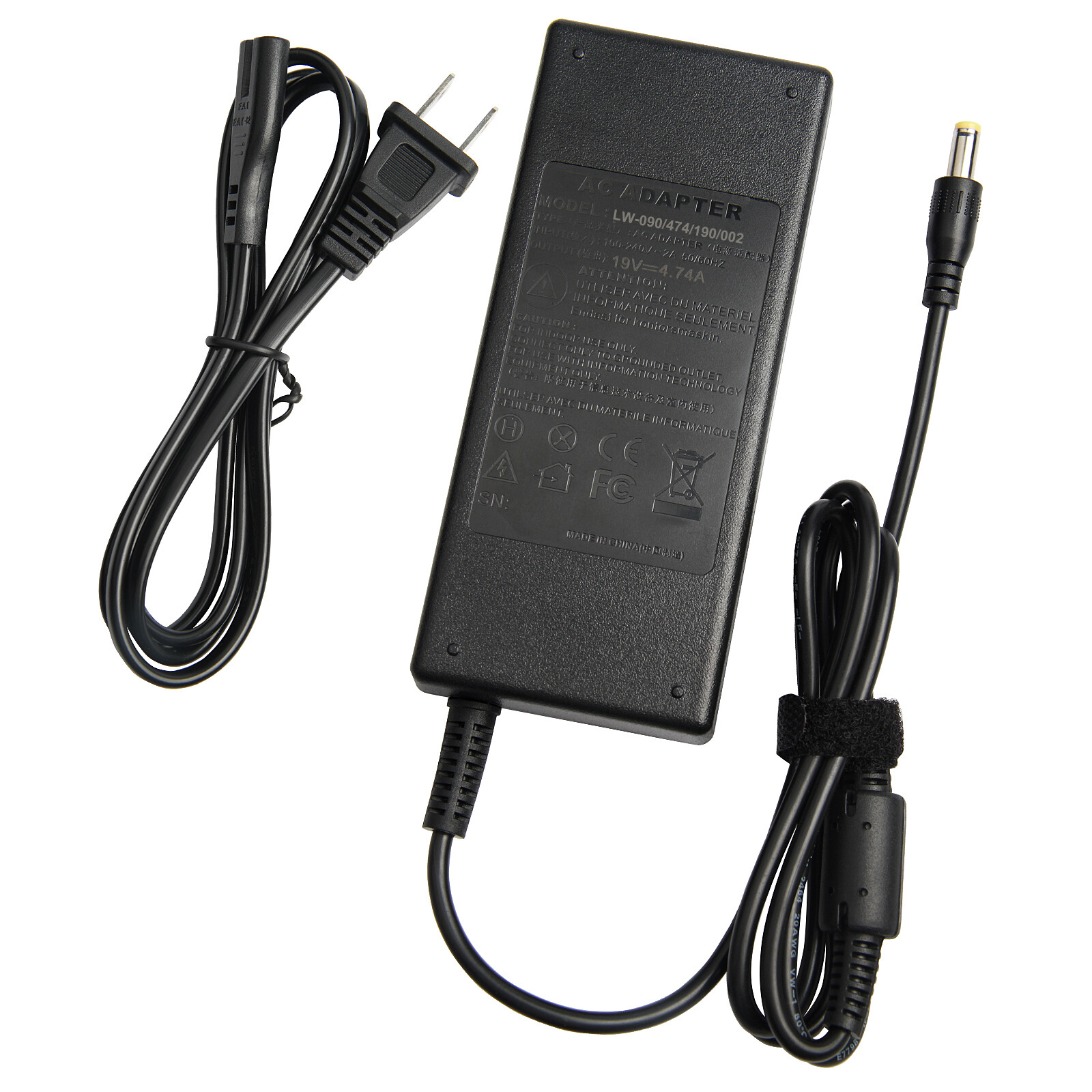 AC Power Adapter Laptops Charger For Toshiba Satellite Encore Excite 45W/65W/90W