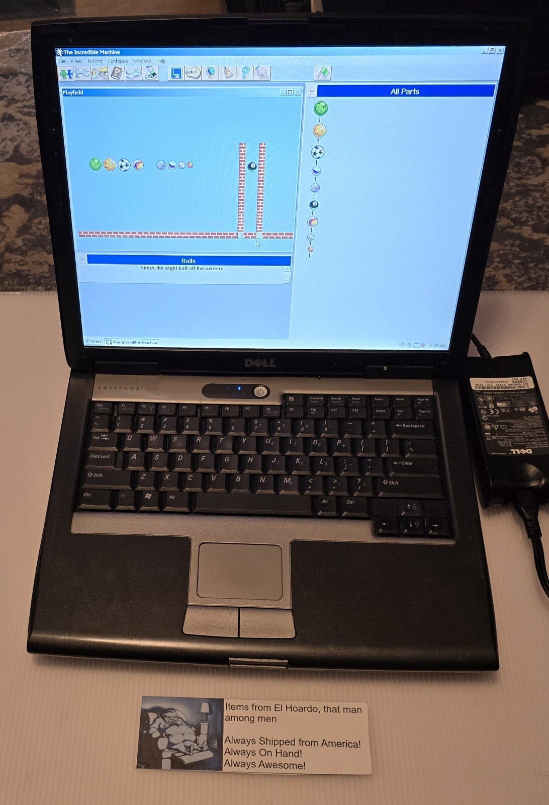 Dell Latitude D520 14″ Windows XP Laptop Wifi 1.6GHz 1.5GB Ram 60GB HDD