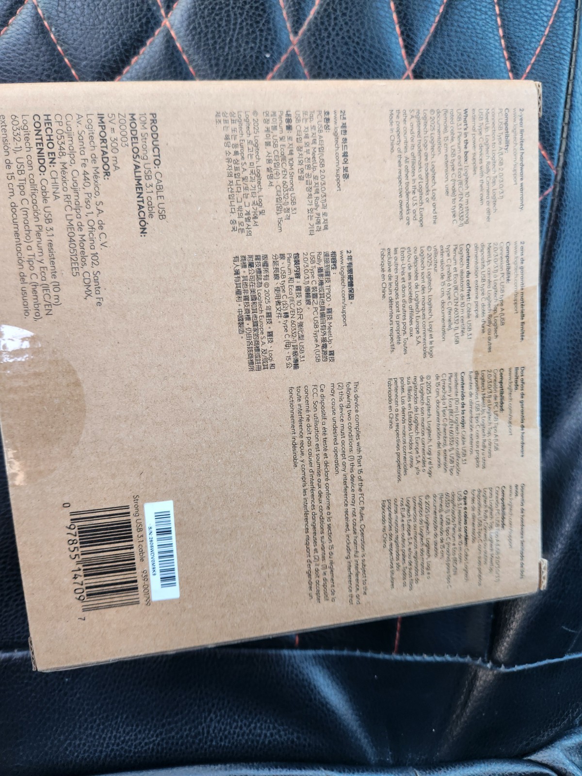 Logitech 10M Strong USB 3.1 Cable