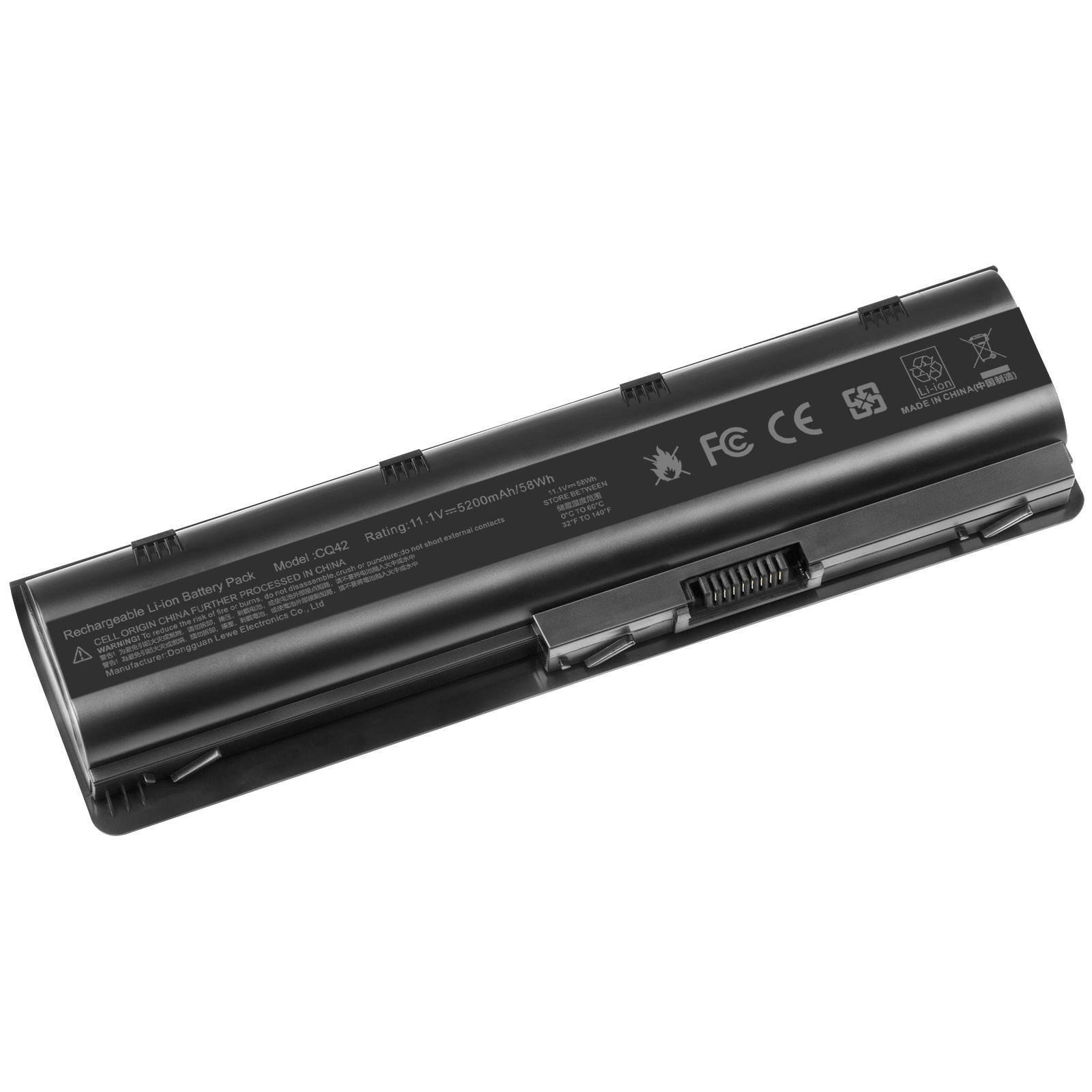Battery for HP Pavilion 593553-001 MU06 MU09 G4 G6 G7 G62 CQ42 CQ56 5200mAh Fast