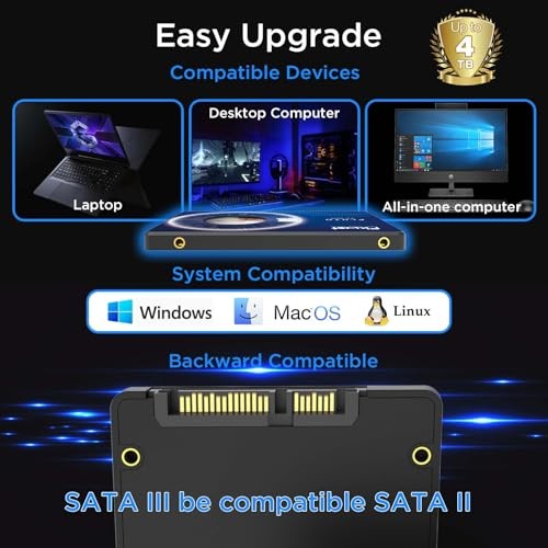 FX815 SSD, 2.5″ SATA SSD, Internal Solid State Drive, Up to 560MB/s, 3D 1TB