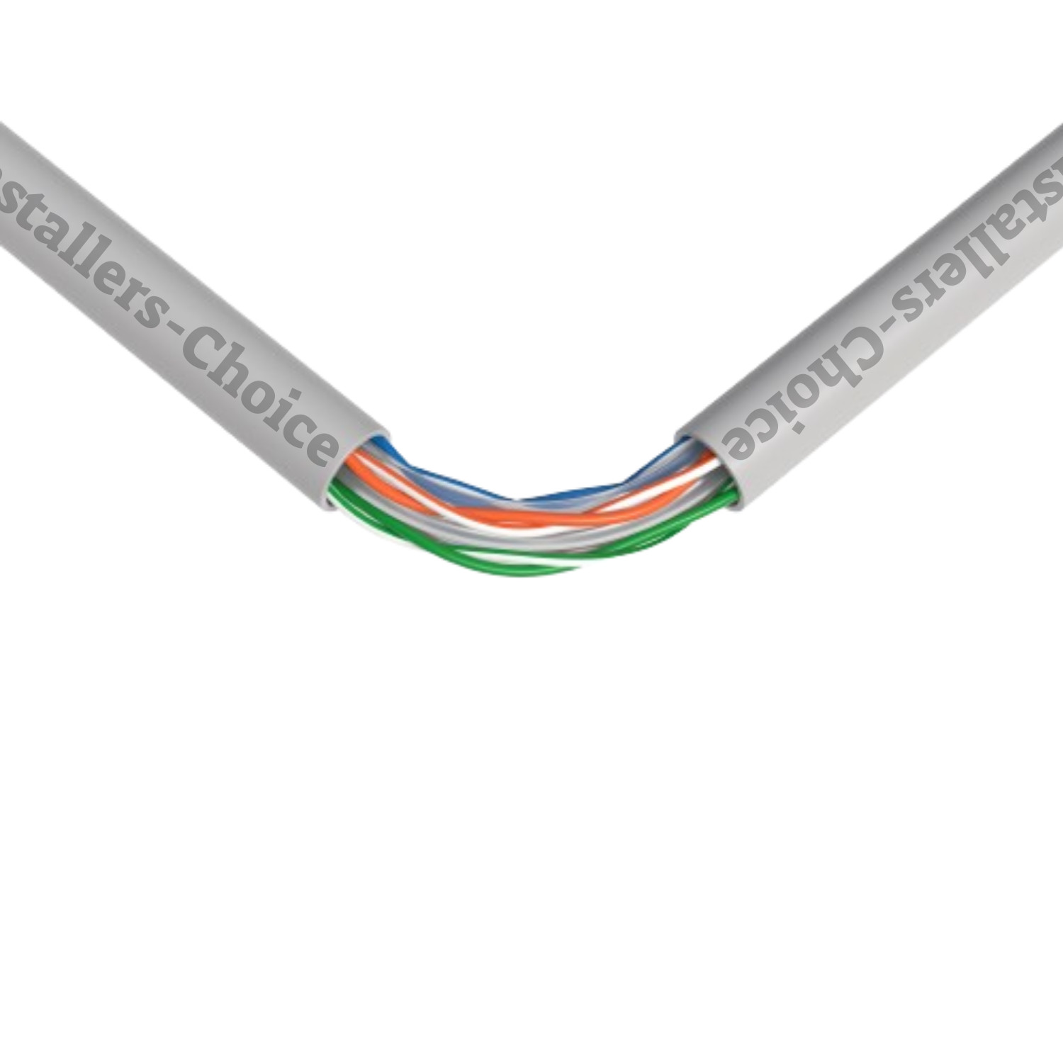Cat6 500ft cable UTP Solid Gray LAN Netwrok Ethernet RJ45 Bulk 23 AWG