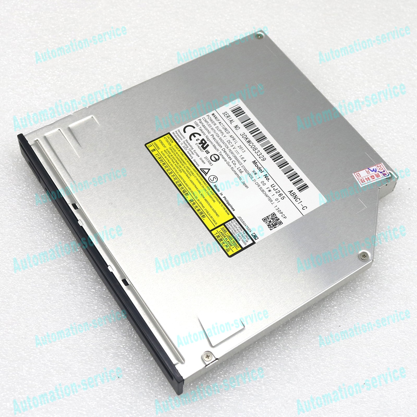 NEW UJ265 Slot in Blu-ray Burner DVD Drive Player 12.7mm SATA For Panasonic
