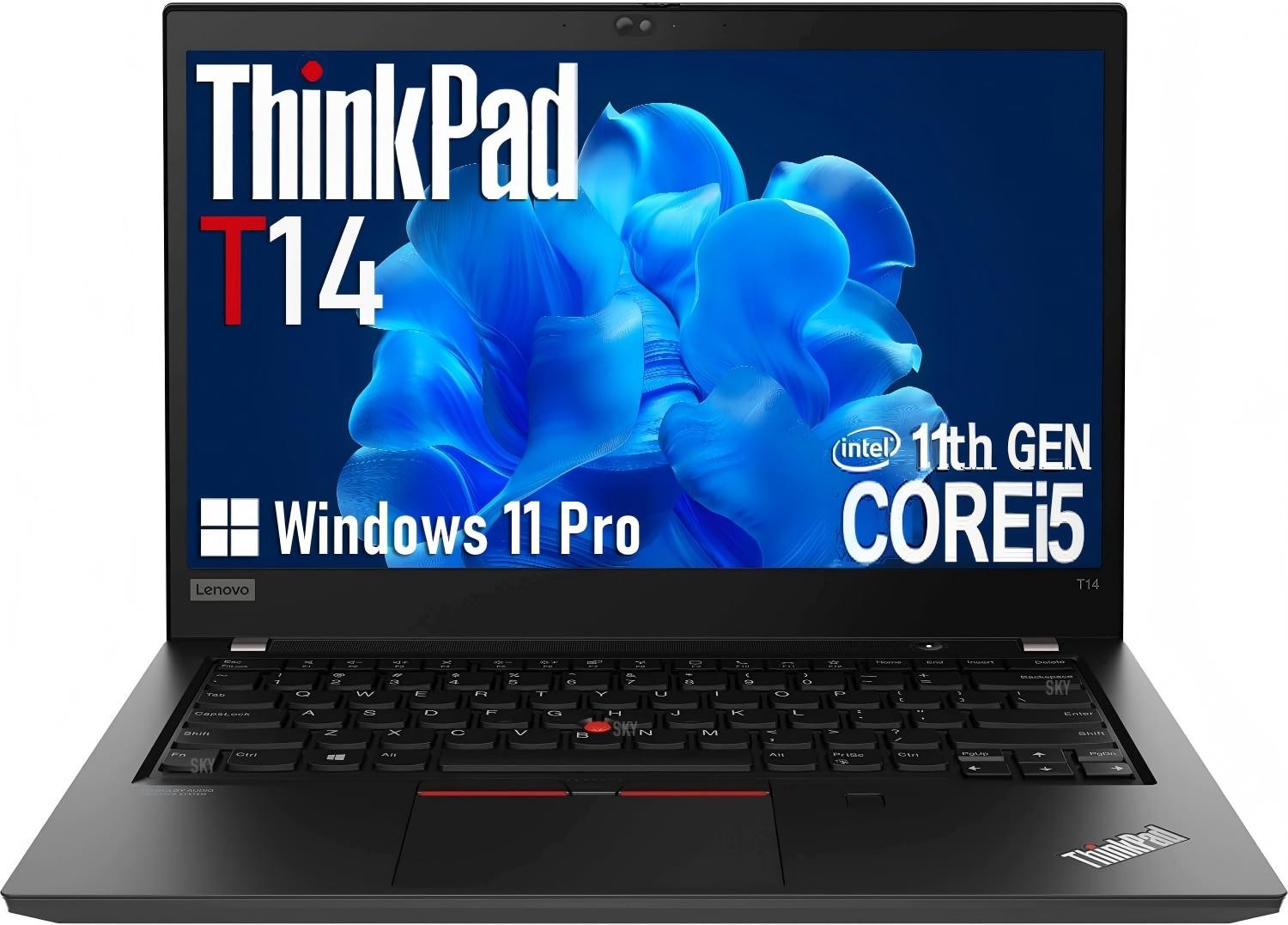 Lenovo ThinkPad T14 Gen 2 i5 16GB 512GB SSD FP Backlit Win11 Pro Laptop