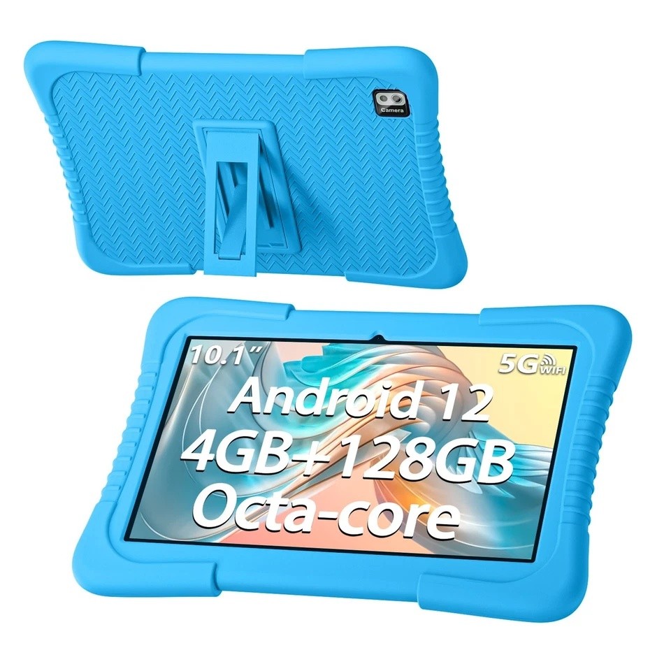 Kids Tablet 10 inch Android 12/13 Tablet for Kids 64/128GB with Parental Control