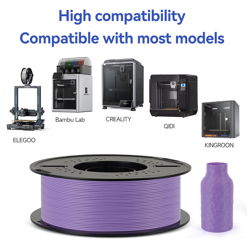 1KG 1.75mm PLA PETG Matte PLA 3D Printer Filament Spool Printing 1KG/2.2lbs Mix
