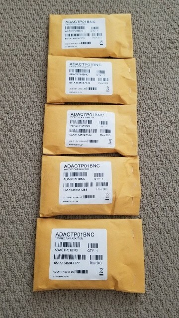 LOT of 5 – American Dynamics Twisted Pair Adapter ADACTP01BNC