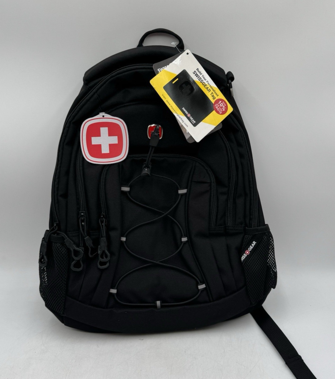 SwissGear Bungee Backpack Brand New Tag Laptop 13-15″ SA1186 Black School Office