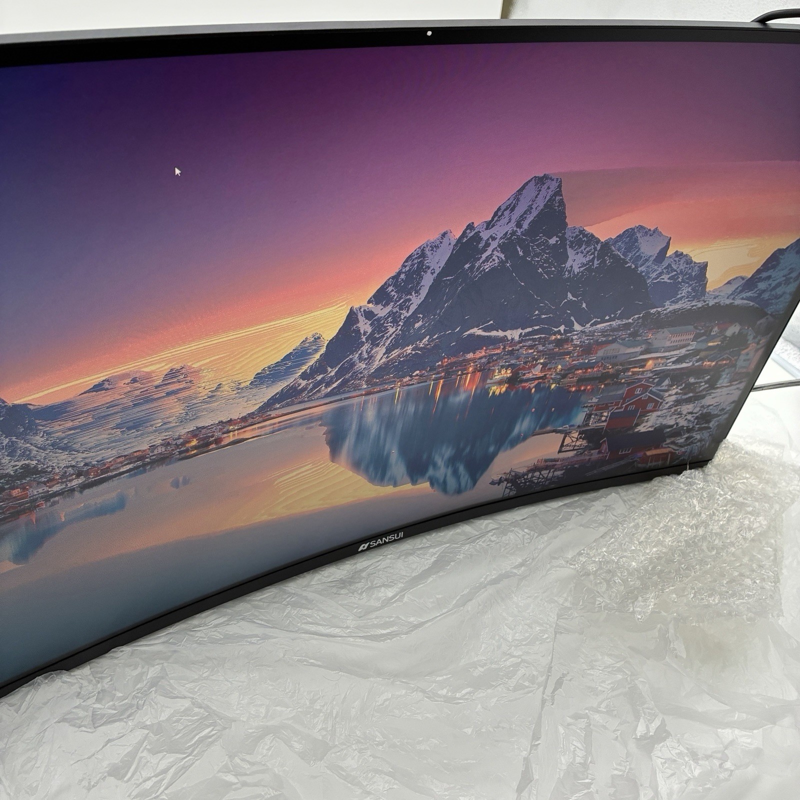 27 Inch WQHD 2560X1440 Curved Gaming Monitor, 180Hz MPRT 1ms Sansui