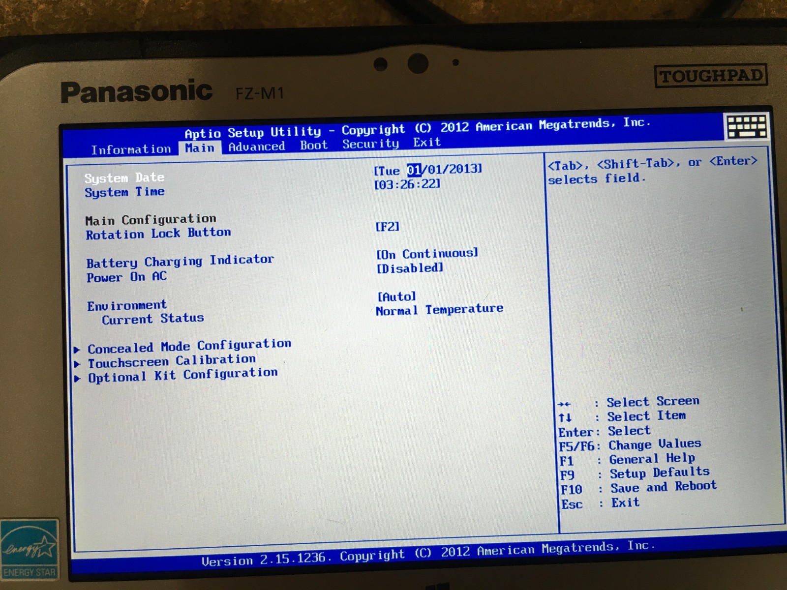 4740 Hours Panasonic TOUGHPAD FZ-M1 7″ Core i5-4302Y 1.60GHz 128GB 8GB Win10