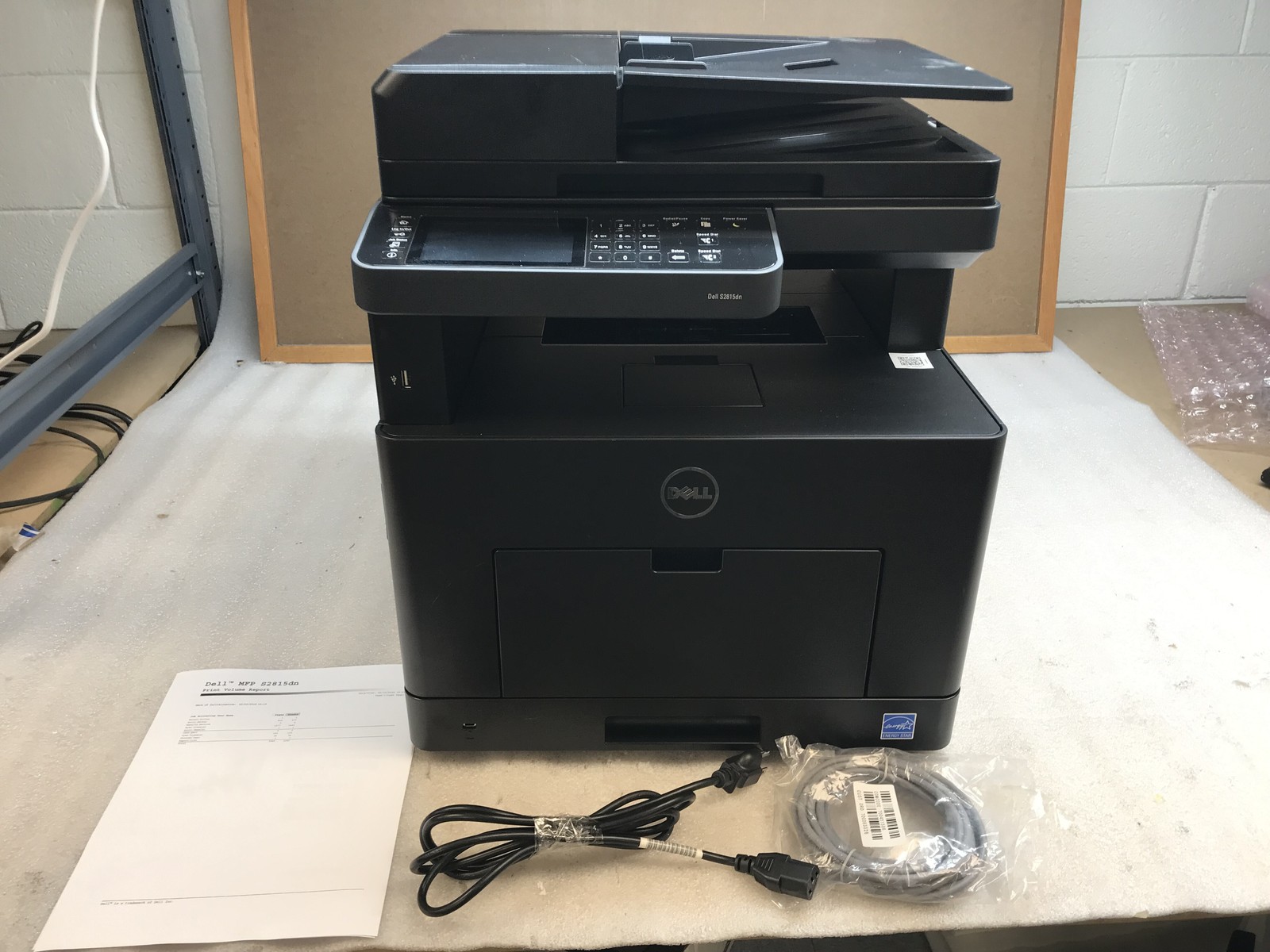 Dell S2815DN Duplex 1200 x 1200 dpi USB Monochrome Laser MFP Printer 2K Page Ct.