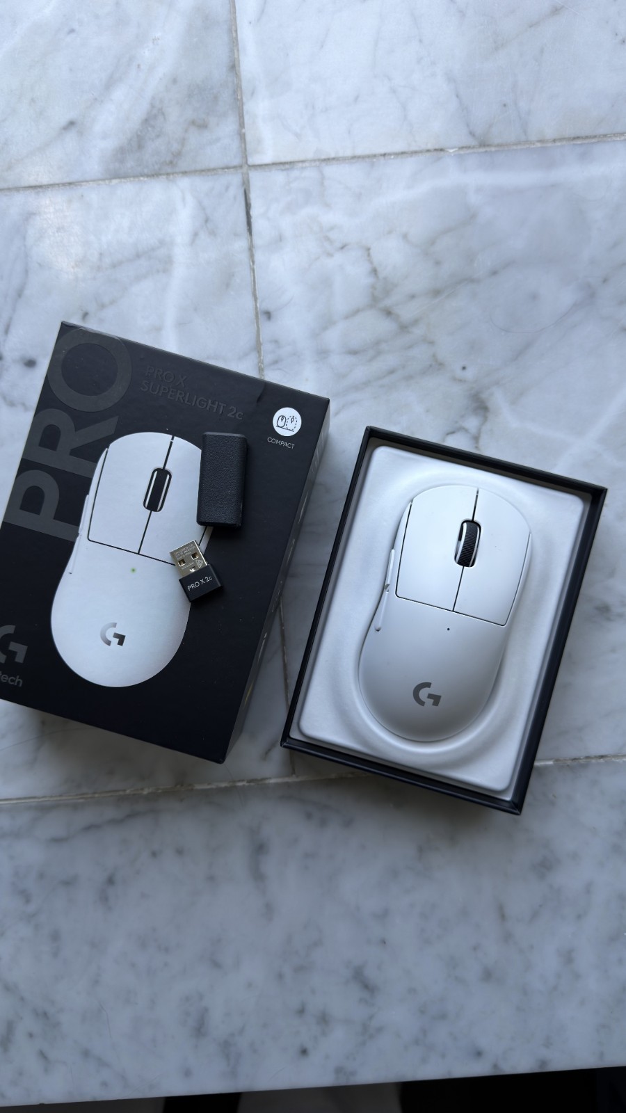 Logitech G PRO X Superlight 2 Wireless Gaming Mouse – White