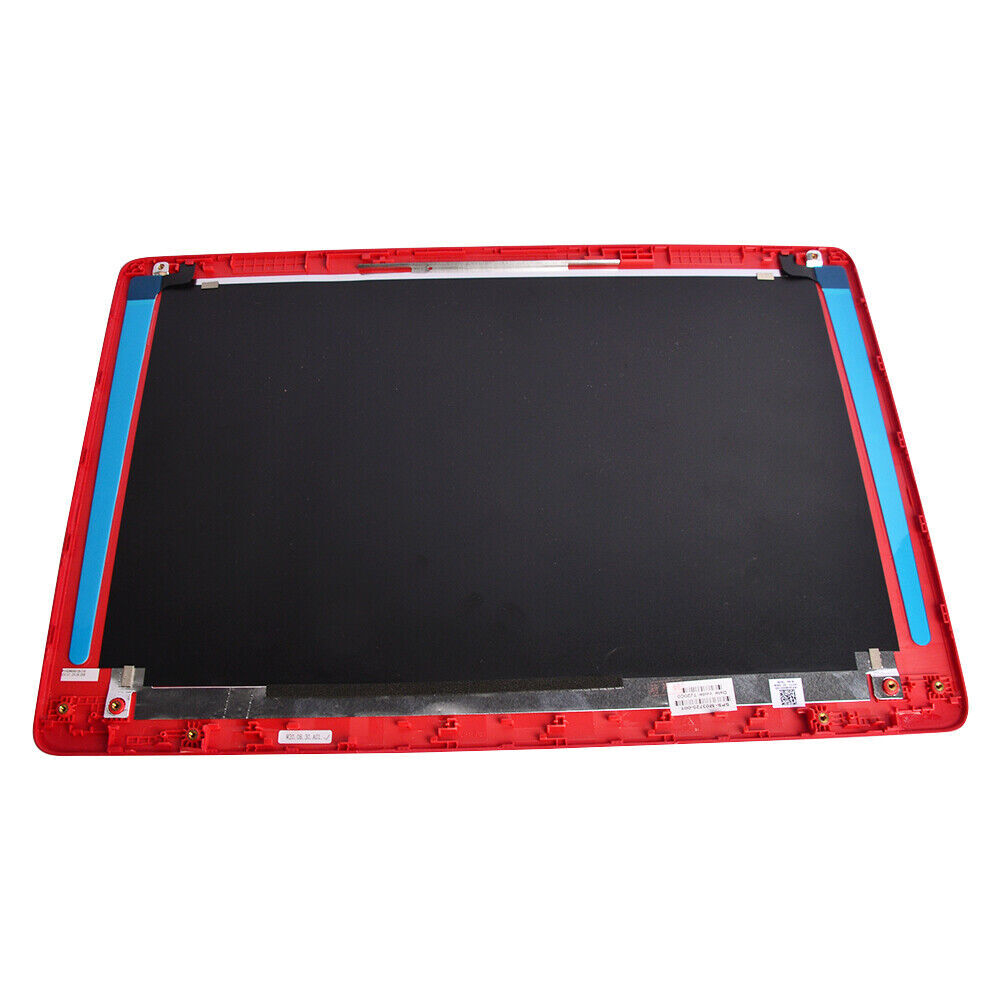 For HP 15-dw0081wm 15-dw0083wm 15-dw0000 Top Back Cover Lid & Hinges &Bezel Red
