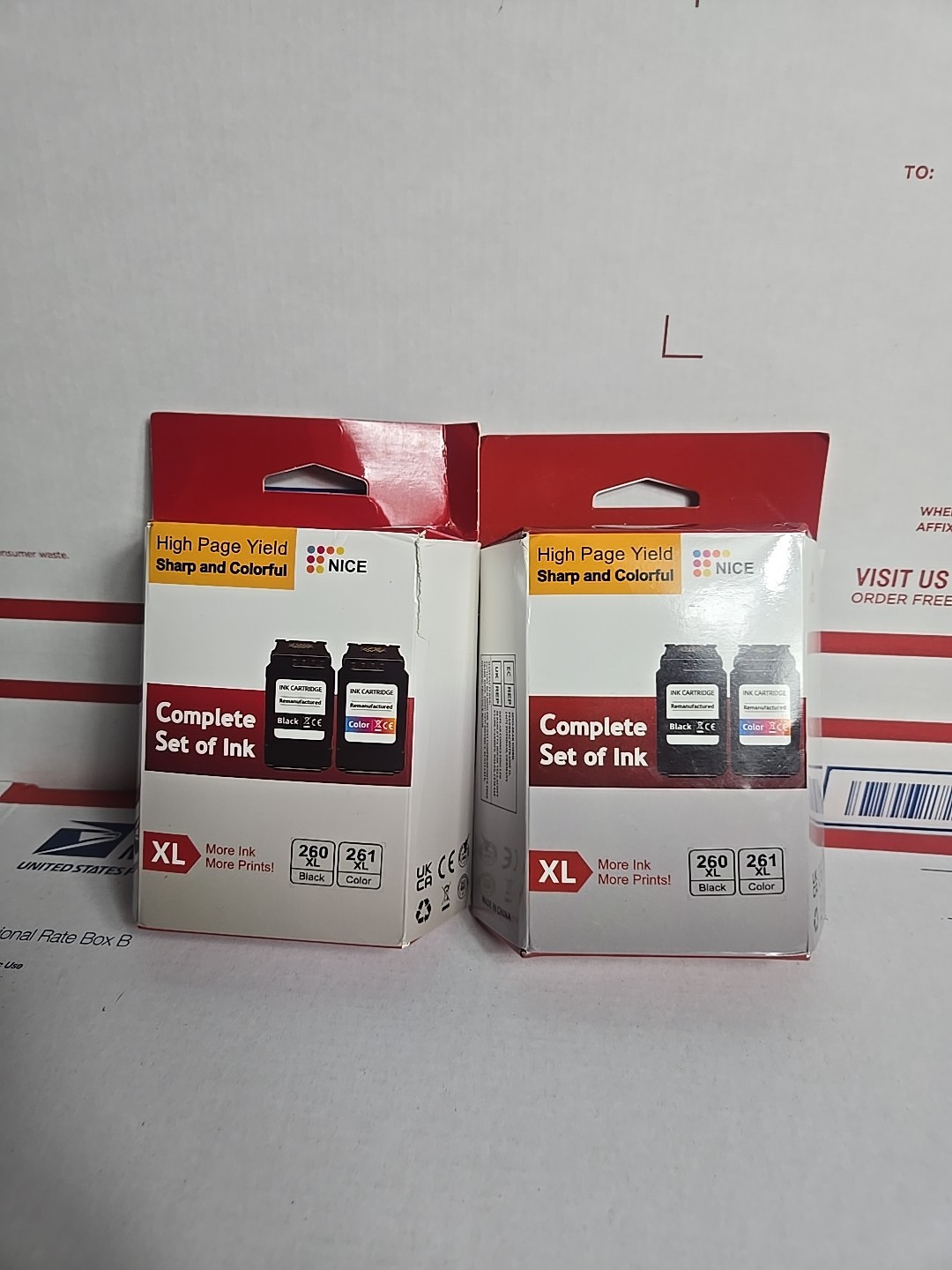 PG-260XL CL-261XL Ink Cartridge Replacement for Canon PIXMA TS6420 TR7020 TS5320