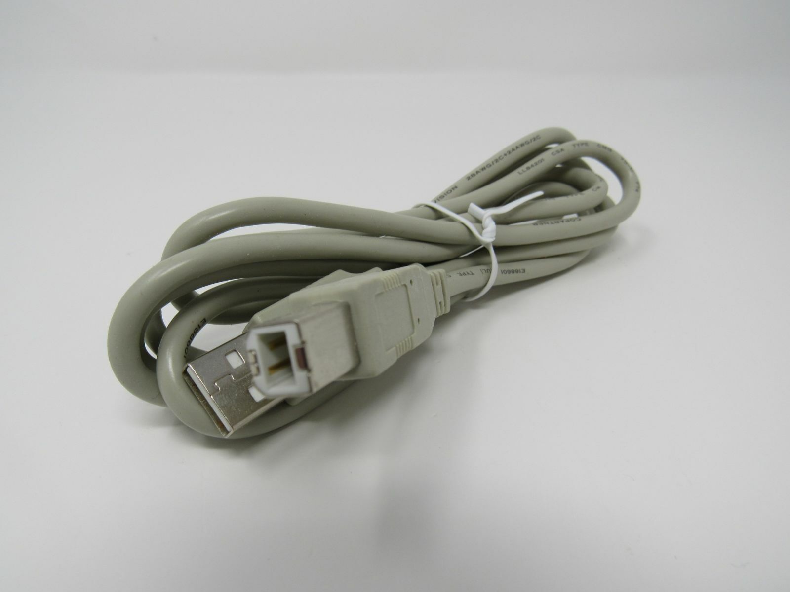 Standard USB A Plug to USB B Plug Cable 55 Inches Male