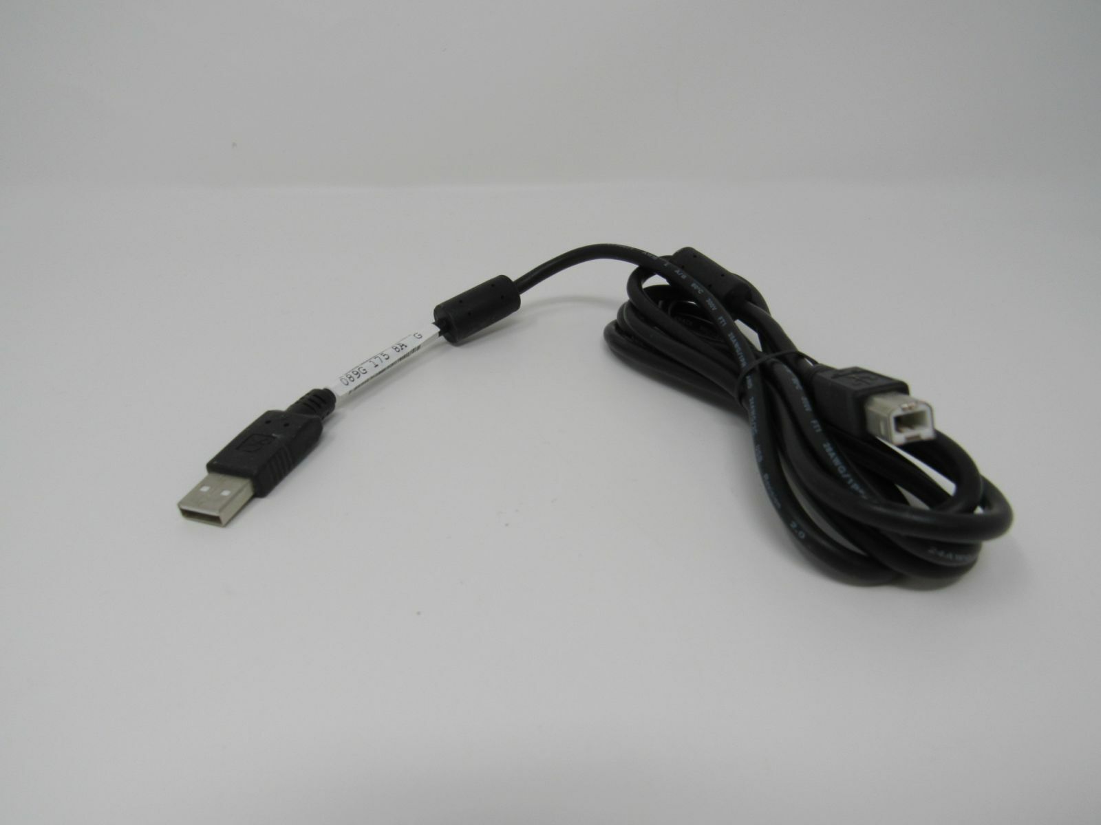 Standard USB A Plug to USB B Plug Cable 5.5 ft Male