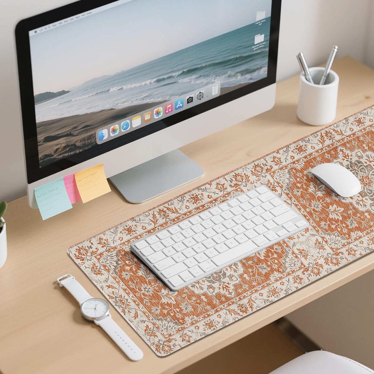 Rustic Carpet Desk Mat Gaming Mouse Pad Classic One Size,