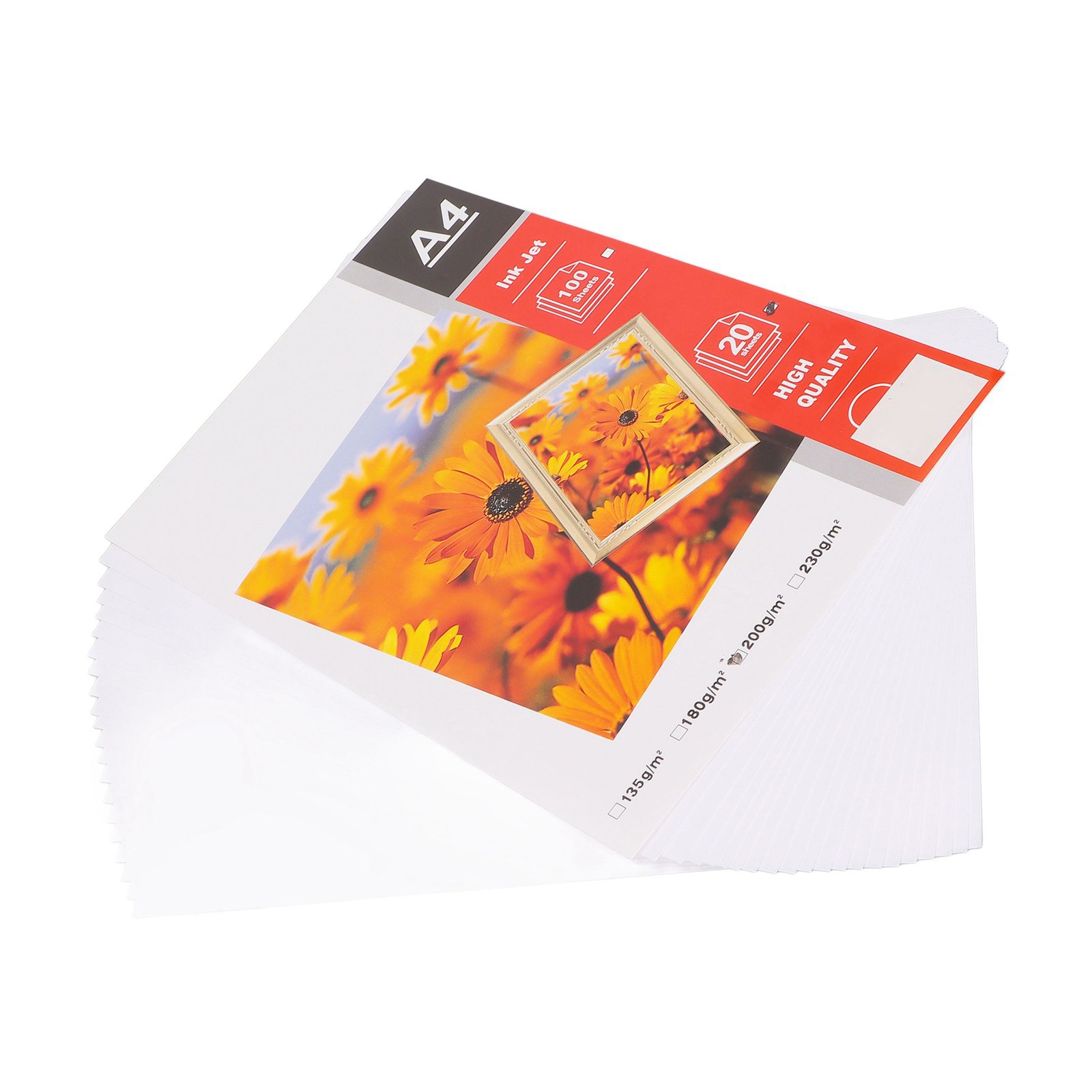 20Pcs Matte Photo Paper Durable Paper 8.3×11.7in Glossy Water Re BRZN
