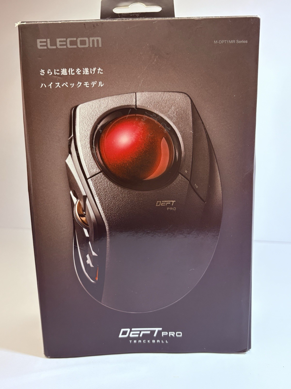 ELECOM DEFT PRO 1500 DPI Wireless Trackball Mouse – Black (M-DPT1MRXBK)