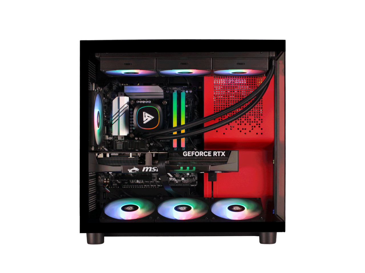 STORMCRAFT Gaming PC PHANTOM INTEL Core Ultra 7 265F NVIDIA RTX 5080 – AI Powere