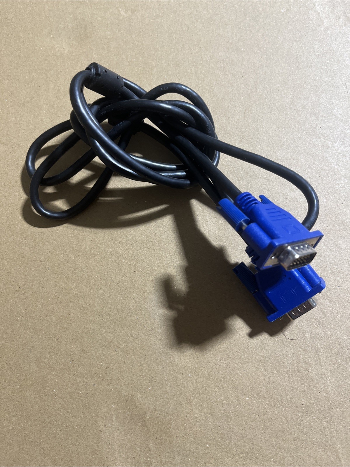 VGA Male to Male 15pin Cord Connects Monitor to Computer Video 5ft Cable