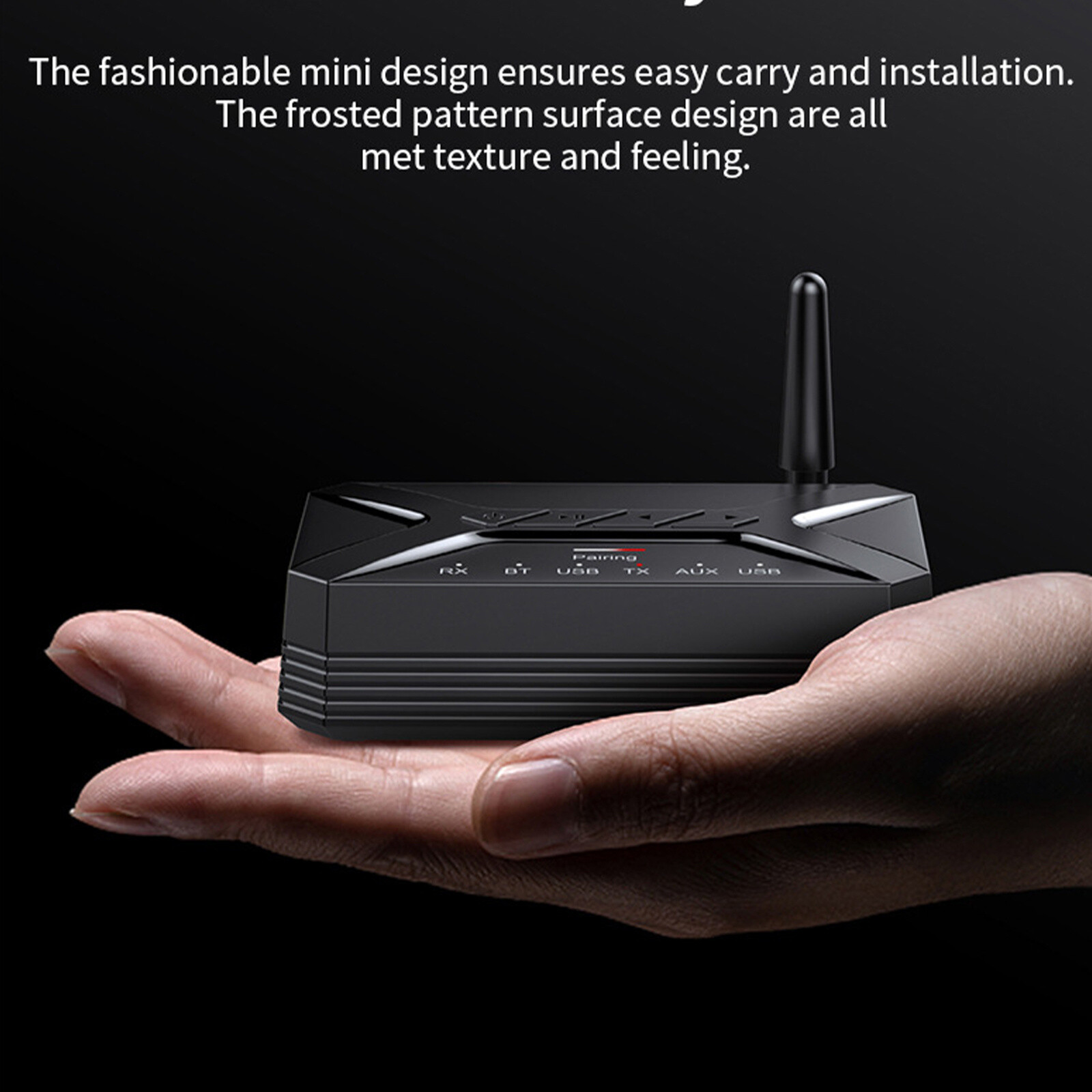40M Long Range Bluetooth 5.0 Transmitter Receiver 3 in 1 HiFi Adapter AUX RCA