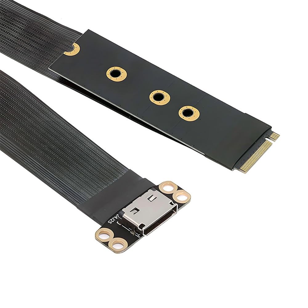 15cm M.2 MKey 2280 NGFF PCIE4.0 To Oculink SFF8612 SFF8611 Host Cable