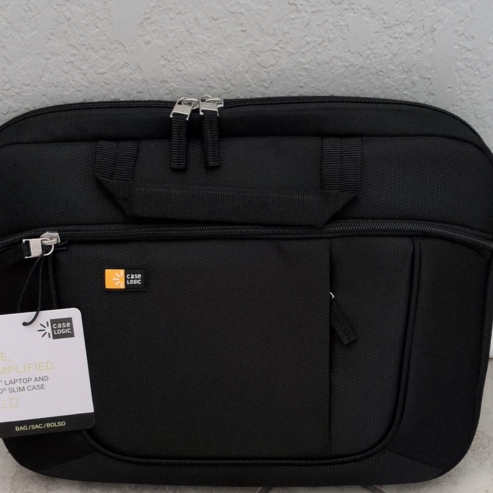 Case Logic Black Padded Laptop Sleeve Case w/ Partitions, Universal Fit