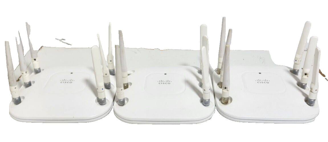 LOT OF 3) Cisco AIR-LAP126N-A-K9 1260 Series Access Points AP1262 Dual Band USED