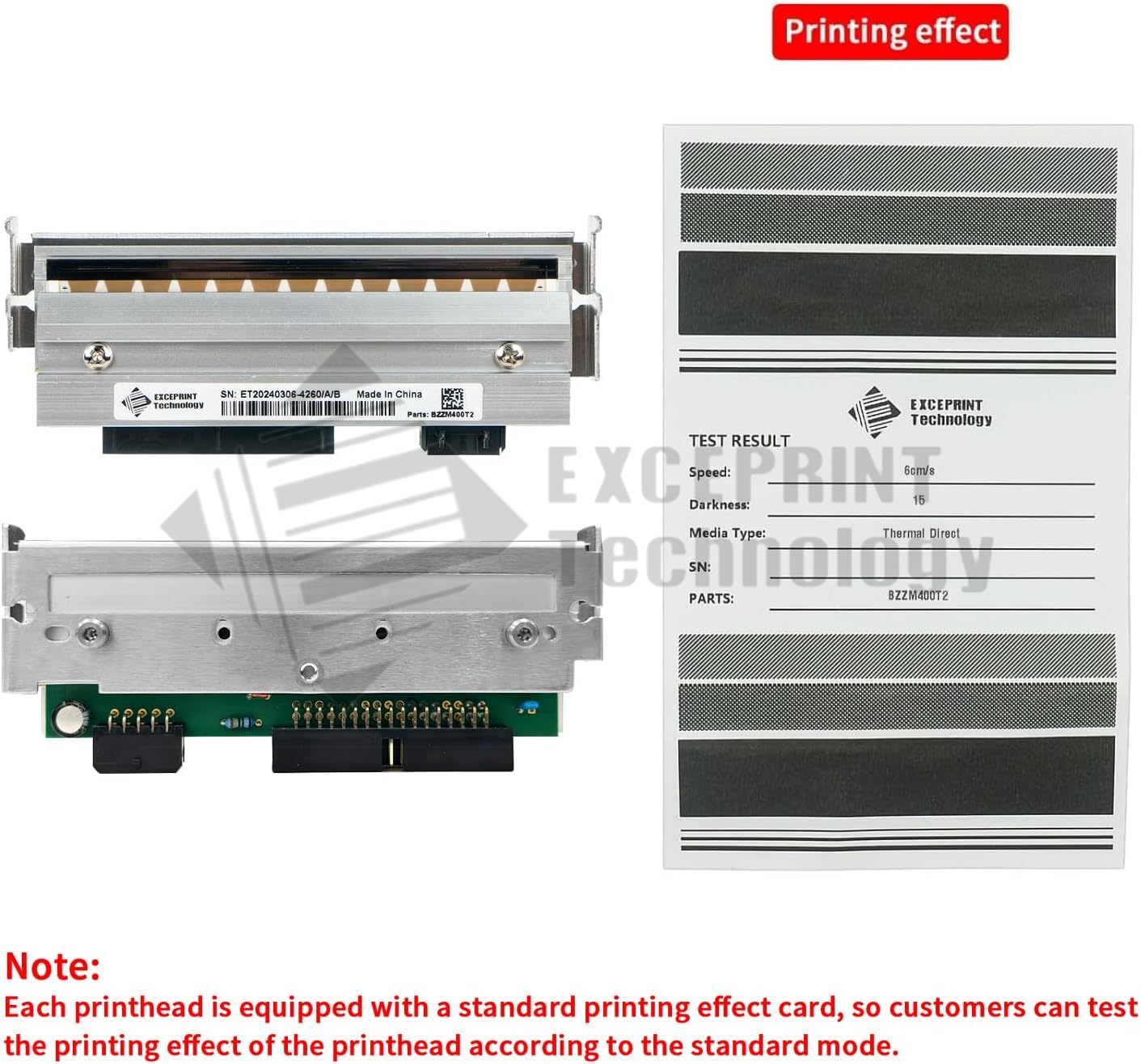 79800M Printhead for Zebra ZM400 Printer – 203dpi Precision Thermal Print Head