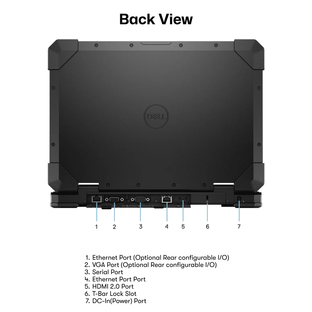 Dell 5420 Rugged 14” FHD, Touch, Sunlight Readable, Core i5-8350U, Wind 11 Pro