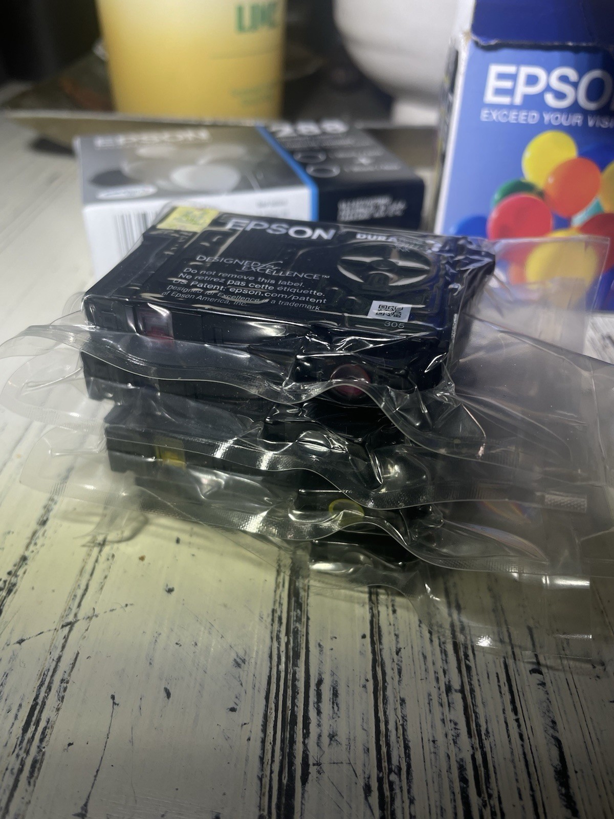 Genuine Epson 288XL Black & C/M/Y +2 Standard Black Ink Cartridges 01/26 & 01/27