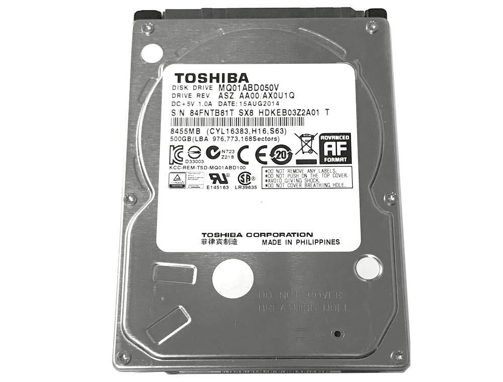 Toshiba 500GB 5400RPM 8MB Cache 9.5mm SATA 3.0Gb/s 2.5″ Notebook Hard Drive