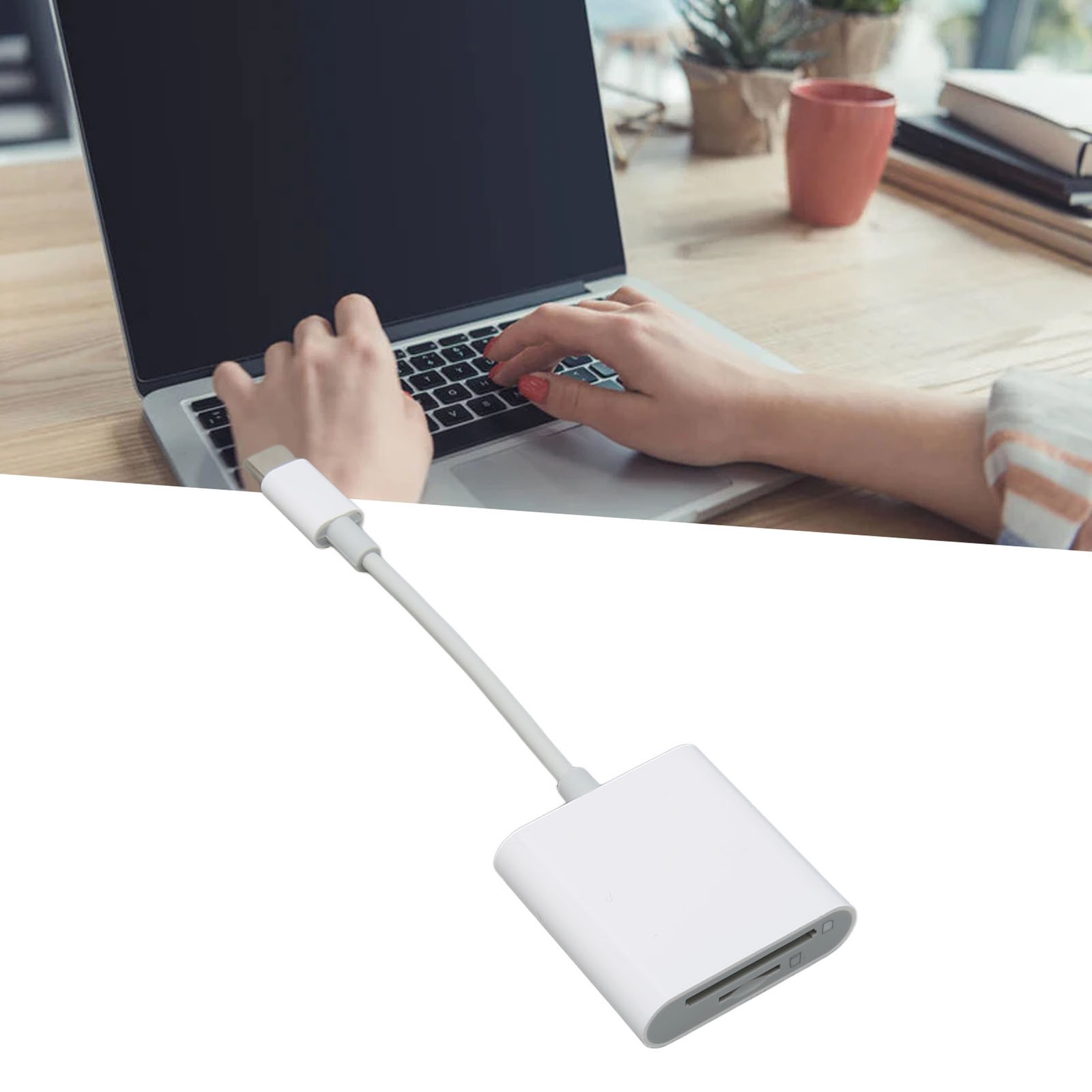 2 In 1 USB 3.0 Storage Card Reader 30mb/s Plug And Play Storage Card Micro QVPS