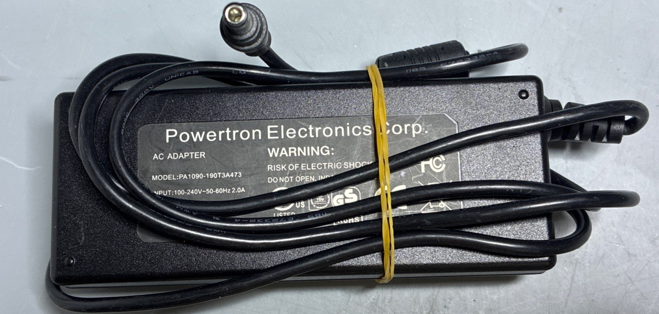 Powertron Electronics Corp Ac Adapter 19V 4.73A 90W MAX |Pa 1090-190T3A473 |