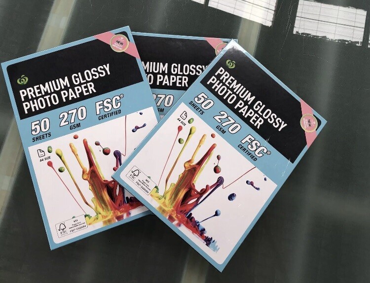 Inkjet Printer Photo Paper 270 gsm A4 150 Sheets Bulk Buy Premium Gloss