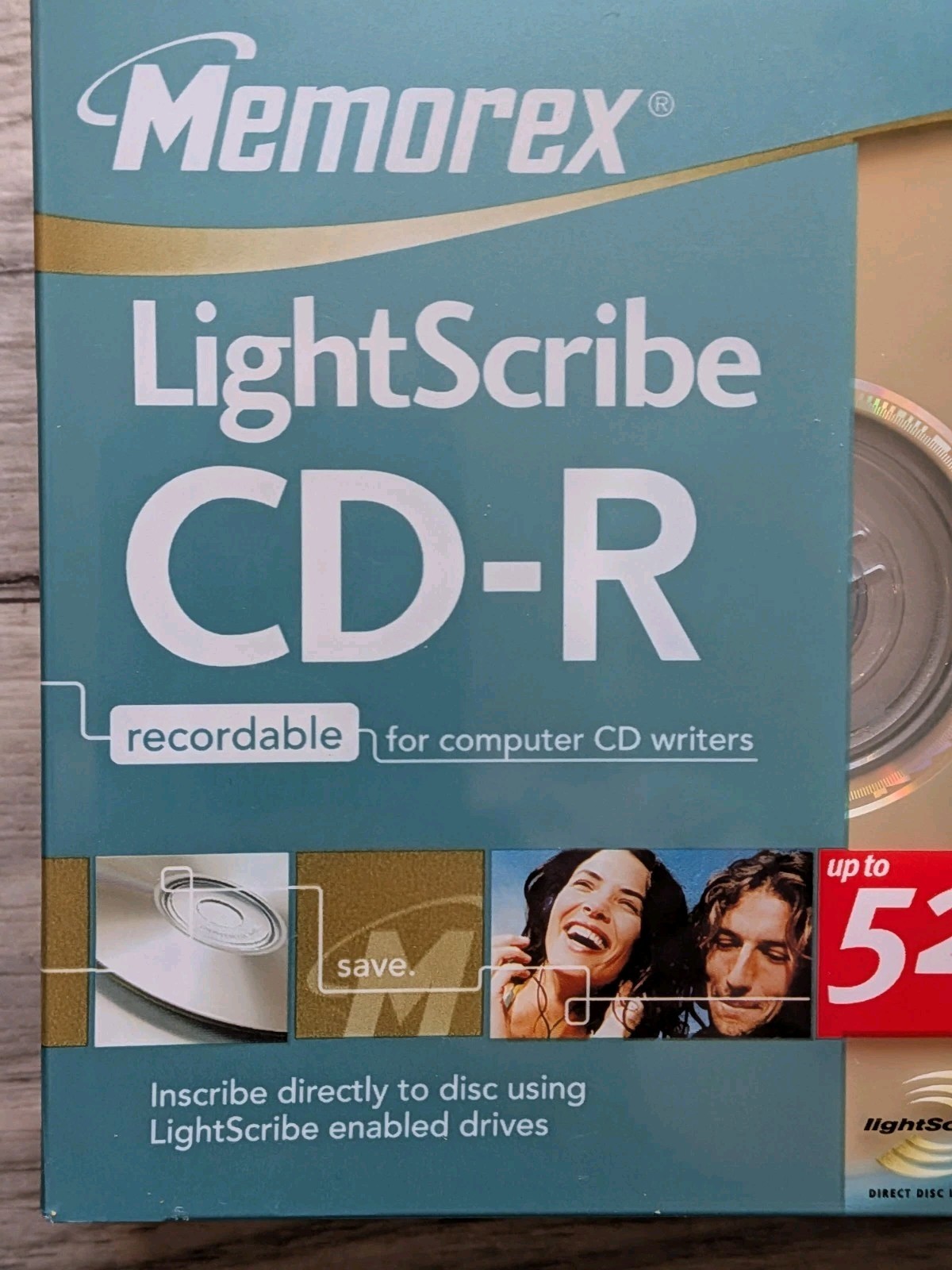 Memorex LightScribe CD-R 52x 700mb 80 Minute Recordable Compact Disc 10 Pack New