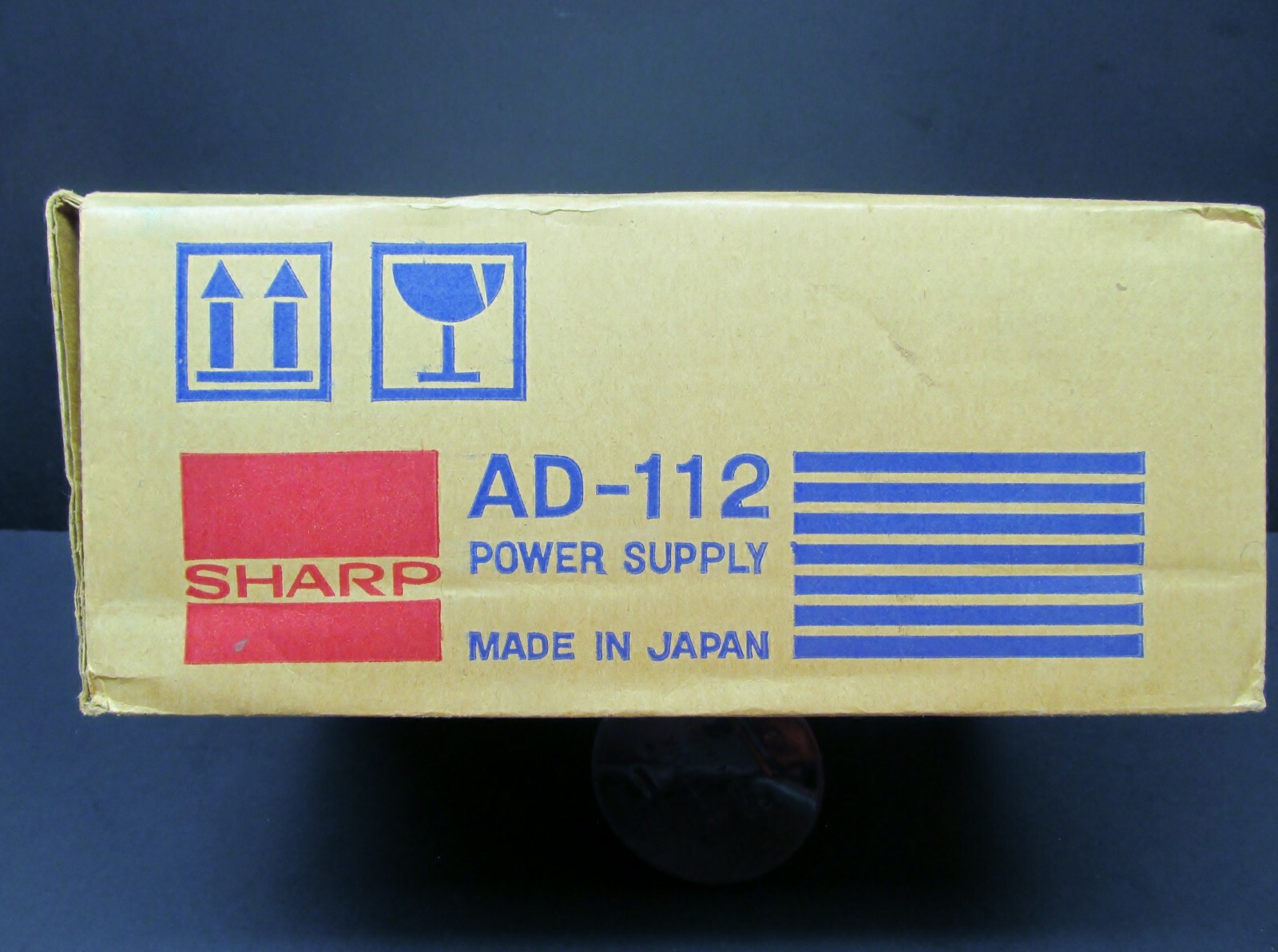 Sharp Model AD-112 Power Supply Unit, 12 Volts DC, Never Used.