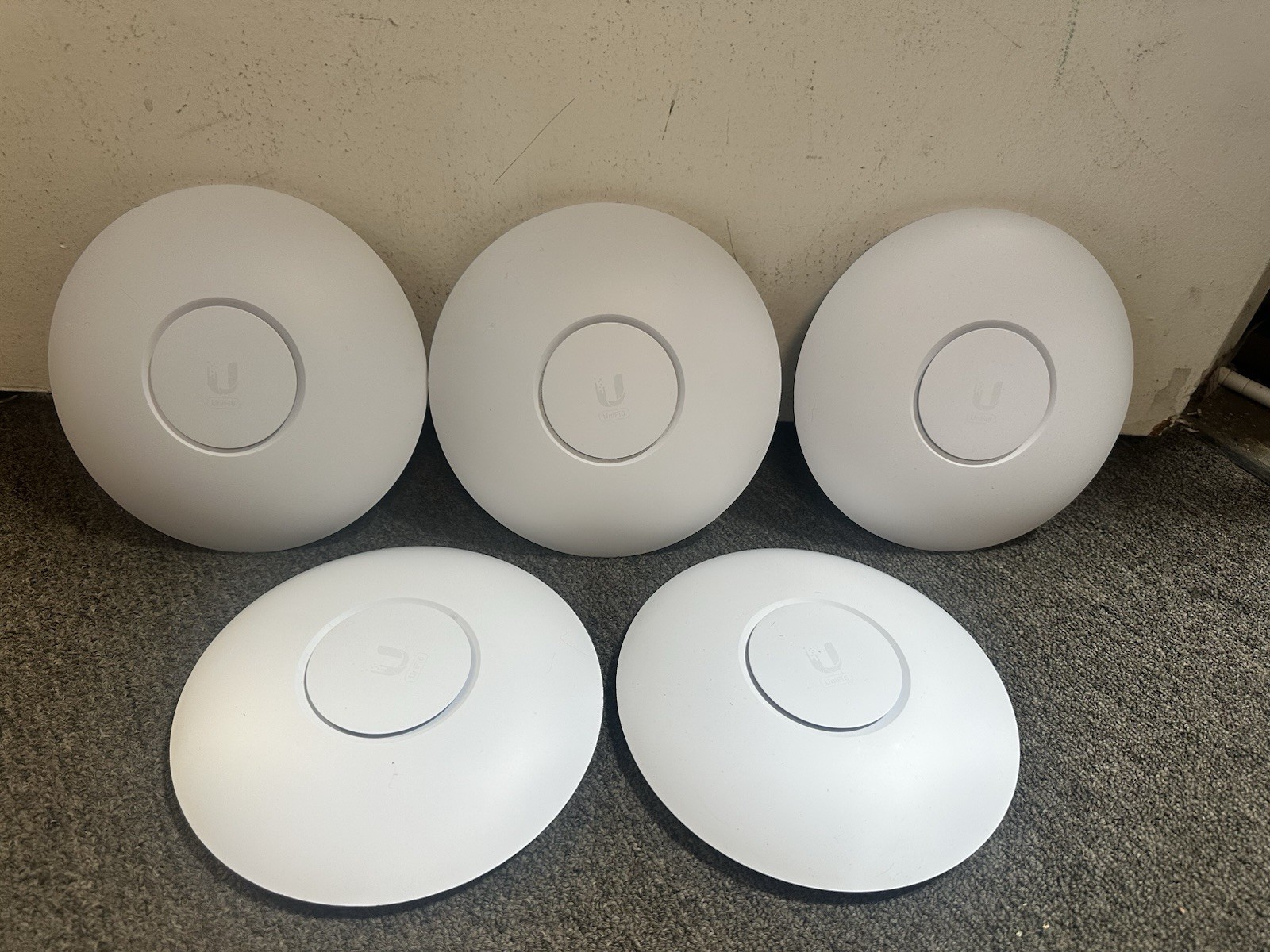 Ubiquity UniFi 6 U6-Pro Wireless Lot Of 5-Used Tested-No Adapters FREE SHP
